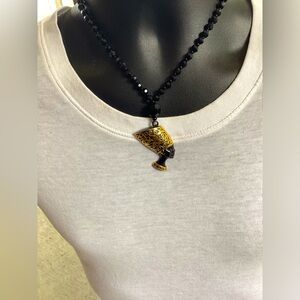 Men’s/Unisex Nefertiti Crystal Necklace 🕋
